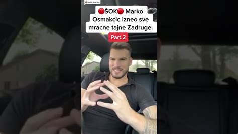 MARKO OSMAKCIC Zadruga Zadruga5 Fyp Zatebe Viraltiktok Viralvideo