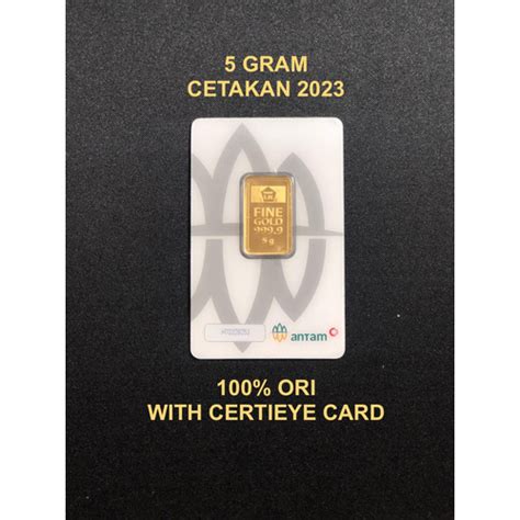 Jual EMAS ANTAM LM Logam Mulia 5 Gr 5 Gram 5g REINVENTED Kota