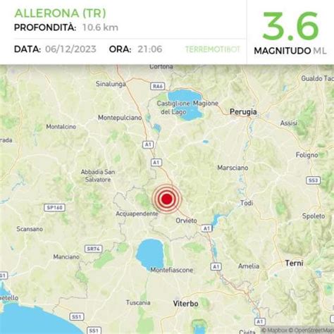 Terremoto A Terni Registrata Scossa Di Magnitudo Tg La