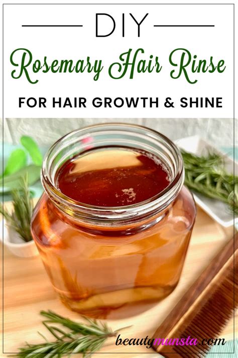 Diy Rosemary Hair Rinse For Hair Growth Gray Hair And Itchy Scalp