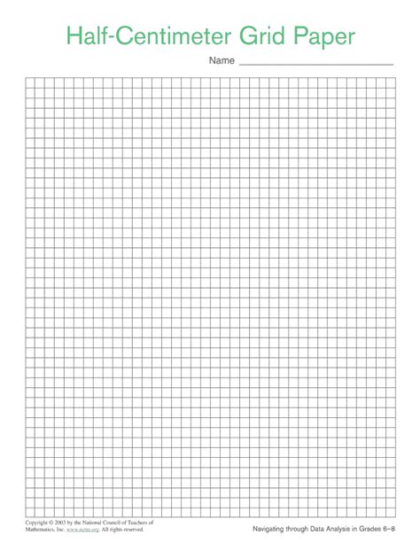 Fillable Online Half Centimeter Grid Paper Fax Email Print Pdffiller