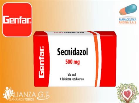 Secnidazol Mg Caja X Tab Genfar