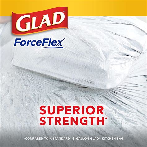 Glad Forceflex Bolsas De Basura Altas Con Cord N Para Cocina