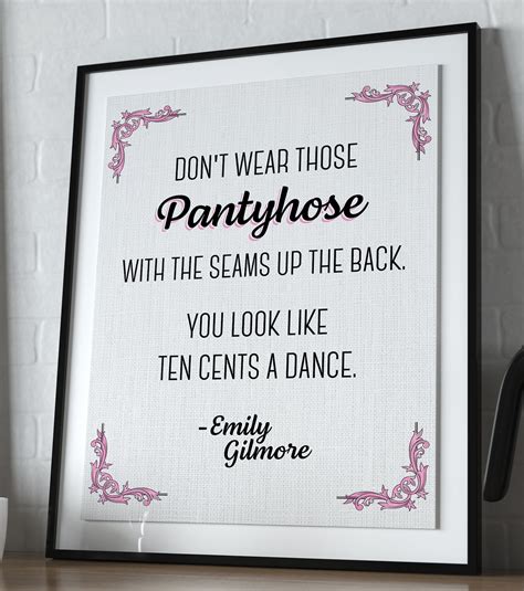 Gilmore Girls Quote Design Emily Gilmore Quote Instant Etsy