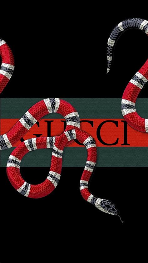 Black And Red Snake Wallpaper