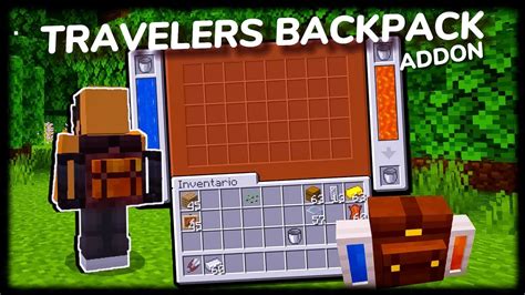 Addon De MOCHILAS Para MINECRAFT PE 1 19 Traveler S Backpack MODS