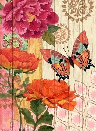 Pin By Elaine Zientara On Decoupage Wood Butterfly Art Decoupage