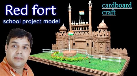 लाल किला का मॉडल Model Of Red Fort How To Make Red Fort With