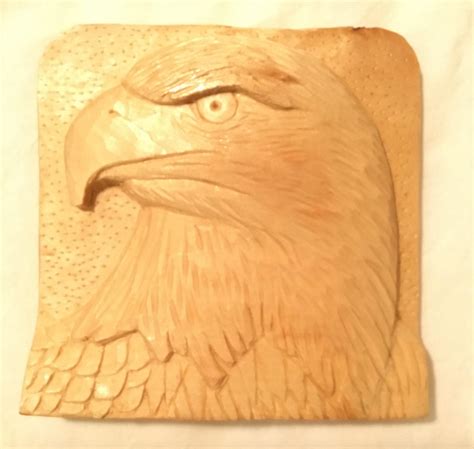 American Bald Eagle Wood Carving Etsy