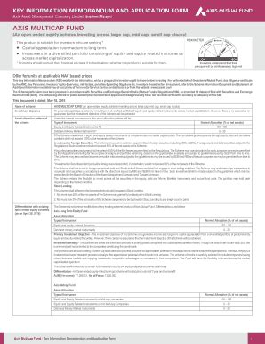 Fillable Online Hsbc Multi Cap Fund Hsbc Global Asset Management