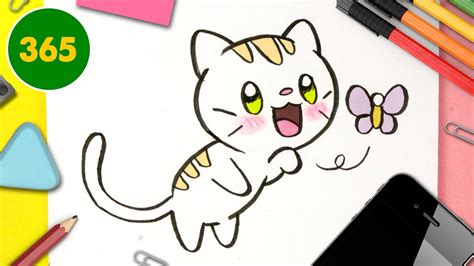 Comment Dessiner Un Chat Kawaii 🔥 Apprendre à Dessiner 🔥comment