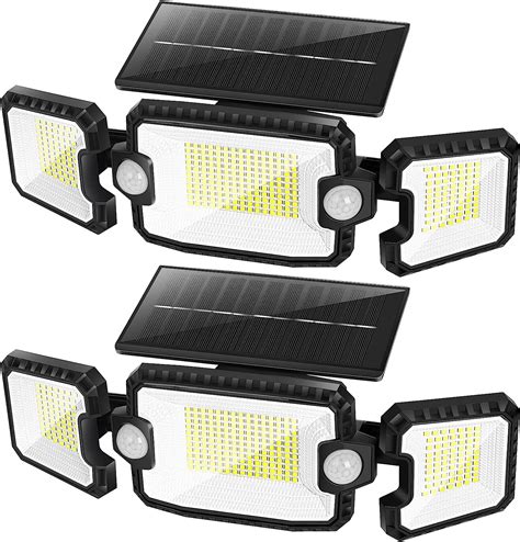 Fliti Brighter Solar Motion Lights Outdoor With 2 Motion Sensor 305