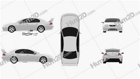 Ford Falcon V8 Supercars 2009 White Blueprint in PNG - Download ...