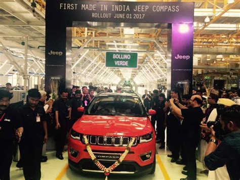 Made In India Jeep Compass Rolls Out From Ranjangaon Plant Autodevot