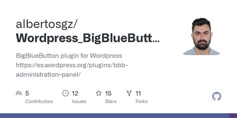 GitHub Albertosgz Wordpress BigBlueButton Plugin BigBlueButton