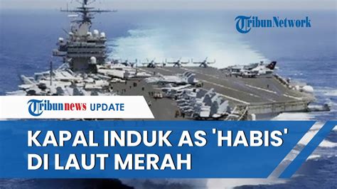 AS GAGAL BERTUBI TUBI Hadapi Rudal Houthi Kapal Induk Eissenhower