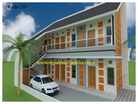 Desain Rumah Kost Minimalis 2 Lantai Dan Biaya