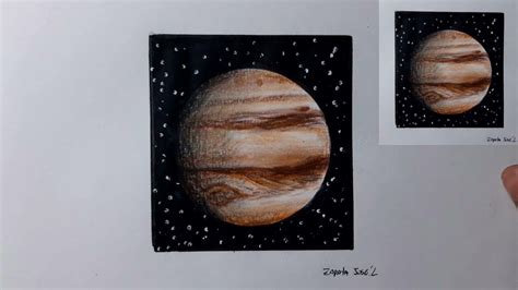 Como Dibujar Al Planeta Jupiter Paso A Paso How To Draw The Planet