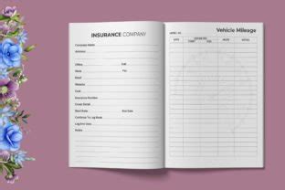 Mileage Logbook For Kdp Interior Graphic By Designmela Creative Fabrica