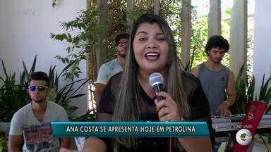 GRTV 1ª Edição Ana Costa se apresenta no bairro Areia Branca Globoplay