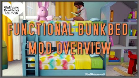 USABLE TODDLER BUNKBEDS || The Sims 4 Mod Overview - YouTube