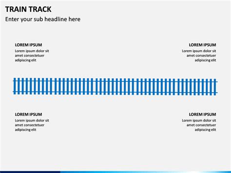 Train Track Powerpoint Template Sketchbubble Train Tracks Lorem