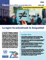 Claves de la CEPAL para el desarrollo Nº 7 Panorama Social de América Latina 2019 CEPAL