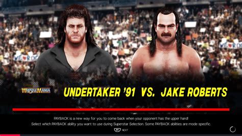 WWE 2K19 The Undertaker Vs Jake The Snake Roberts YouTube