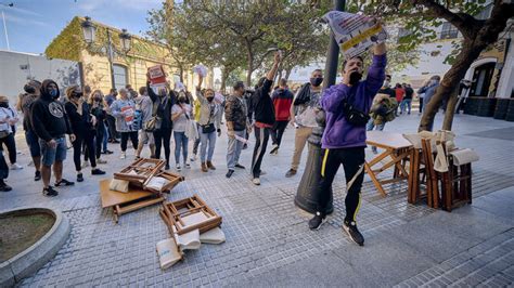 Imágenes de las movilizaciones de la Hostelería de Cádiz por los