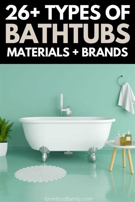 Different Types Of Bathtubs Materials Brands Pros And Cons