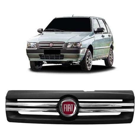 Grade Dianteira Fiat Uno Emblema Retrovex