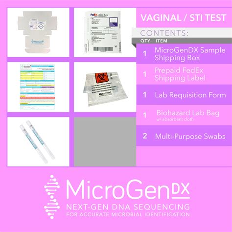 Vaginal Sti Test Service Microgen Diagnostics