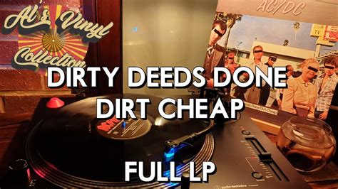 Ac Dc Dirty Deeds Done Dirt Cheap Full Album Vinyl G Al S