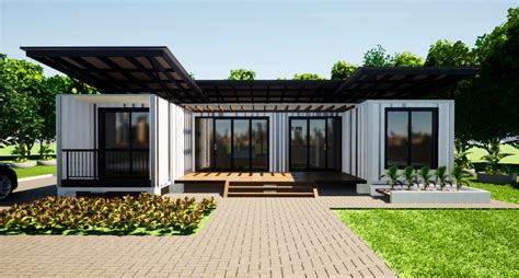 3 Bedroom Modern Container House Plan - Muthurwa.com