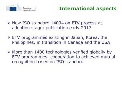 The Eu Pilot Programme On Environmental Technology Verification Etv