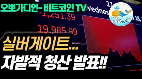 Live 계속터지는 악재들 하지만 실망할 필요가 없는 이유 오뽀가디언 비트코인tv 비트코인 실시간 차트분석