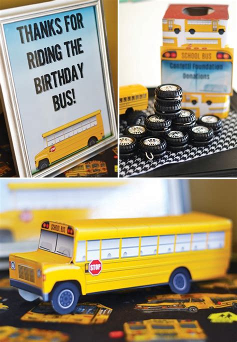 Creative & Playful Wheels on the Bus Birthday Party // Hostess with the ...