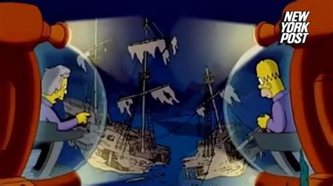 Titanic Sub Tragedy The Simpsons Fans Say Show Predicted Disaster