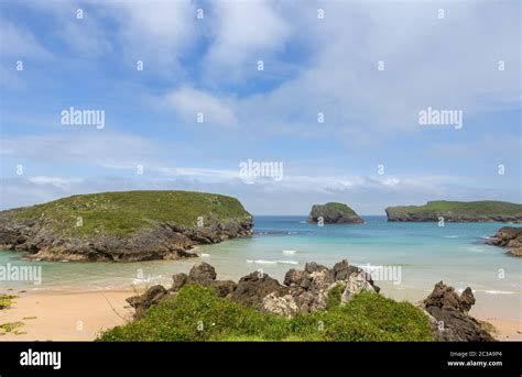 Beach Of Barro In Llanes Picos De Europa Spain Stock Photo Alamy