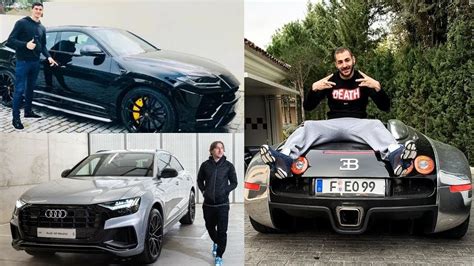 Real Madrid Players With Their Cars Bmw Vinicius Benzema