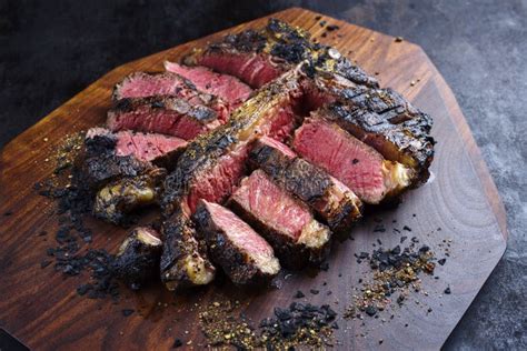 Traditional Barbecue Dry Aged Wagyu Porterhouse Beef Steak Bistecca