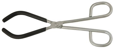 SCIENTIFIC LABWARES Beaker Tongs, Stainless Steel, 9 1/2 in Overall Length, 3 55/64 in Tip ...