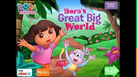 Dora The Explorer Doras Great Big World Gameplay By Cn Game4kids