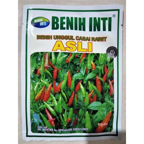 Jual Benih Cabe Rawit Hijau Asli Gram Bibit Cabe Asli Rawit Ijo