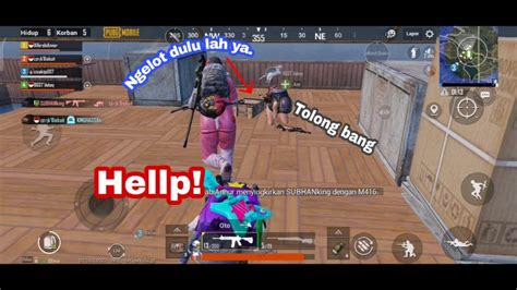 Di Gendong Random Squad Pubg Mobile Indonesia Youtube