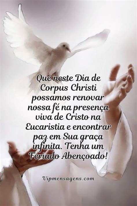 Mensagens De Corpus Christi Inspiradoras Para Compartilhar Vip