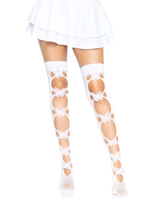 Butterfly Thigh Highs Stockings Socks Leg Avenue