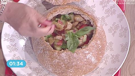 Natale Giunta Vince Con Panzanella Nel Pane La Prova Del Cuoco Ricette