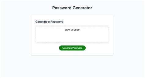 GitHub DaleJJacobs PasswordGenerator A Password Generator Where The