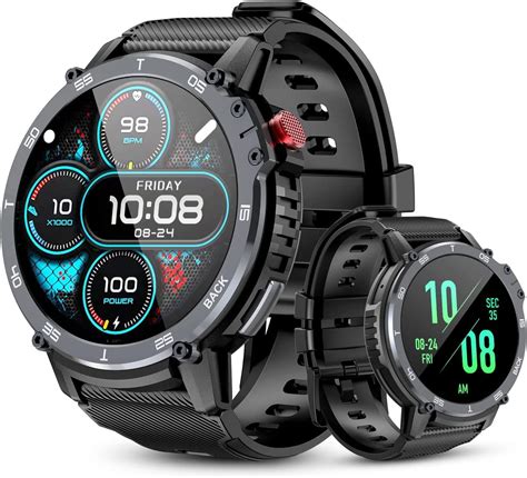 Amazon Rapocon Relojes Inteligentes Militares Para Hombres Reloj